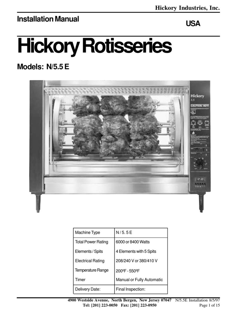 Hickory 5.5 E installation manual