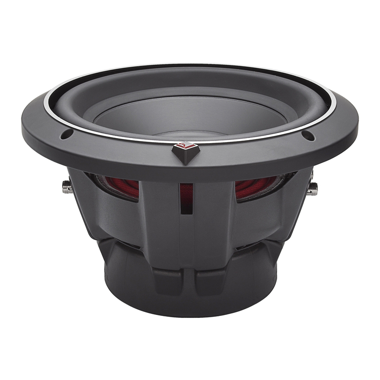 Rockford Fosgate Punch P2D28 Original operating instructions
