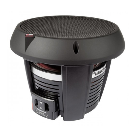 Rockford Fosgate Power T1-DVC Series T1D210 Original operating instructions