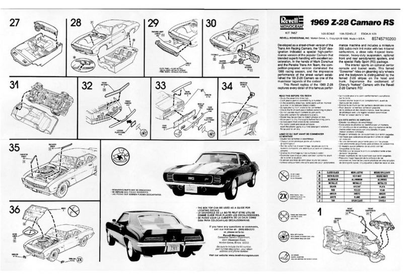 REVELL 7457 User manual