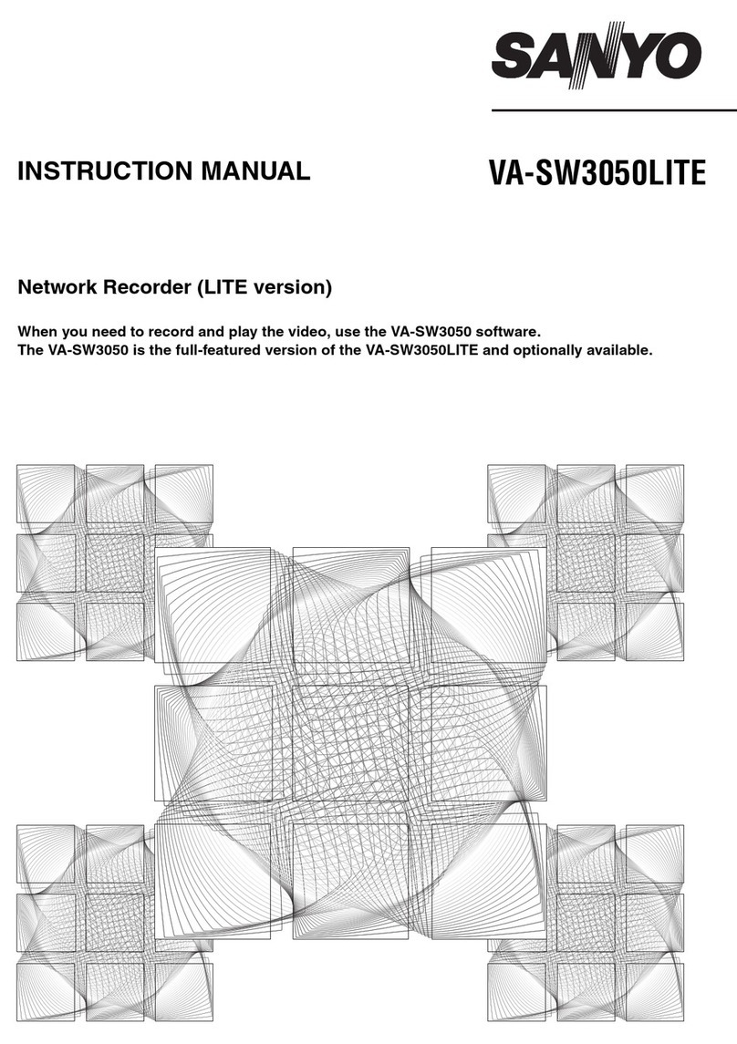 Sanyo VA-SW3050LITE User manual