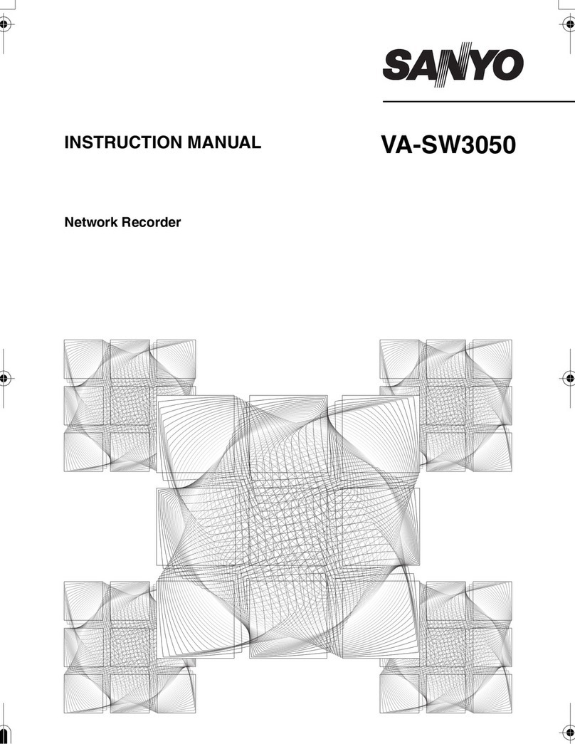 Sanyo VA-SW3050 instruction manual