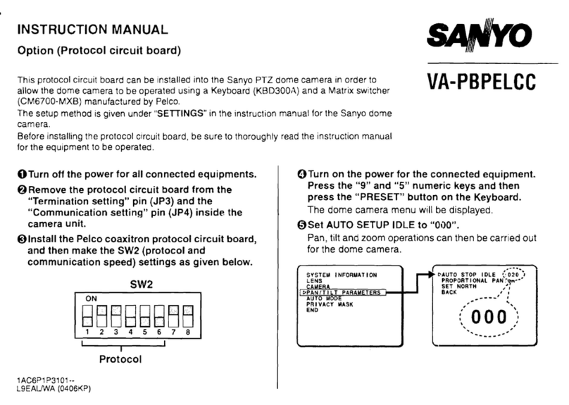 Sanyo VA-PBPELCC instruction manual