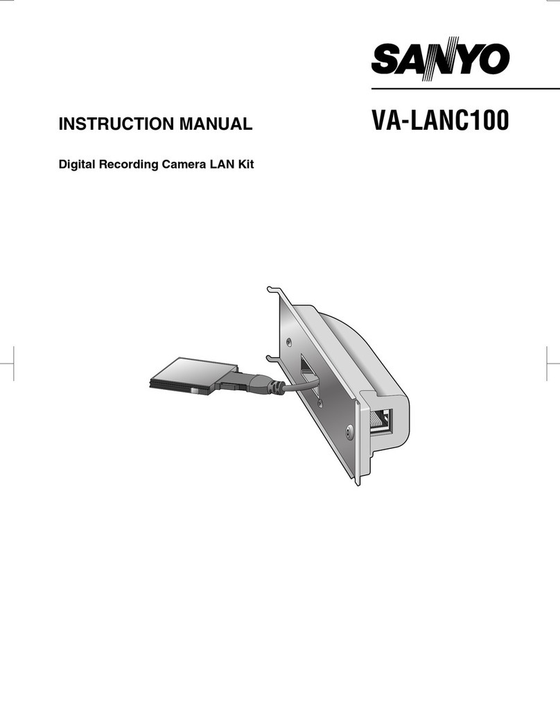 Sanyo VA-LANC100 instruction manual