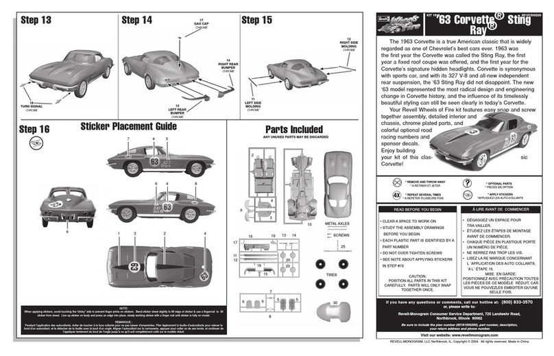 REVELL KIT 1916 User manual