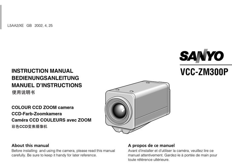 Sanyo VCC-ZM300P User manual Sanyo VCC-ZM300P User manual