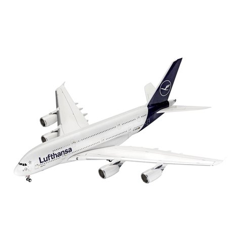 REVELL Airbus A380 New livery First Flight Assembly manual