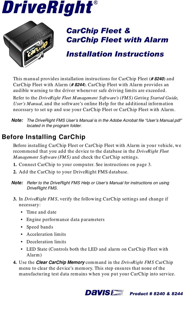 DAVIS 8240 installation instructions