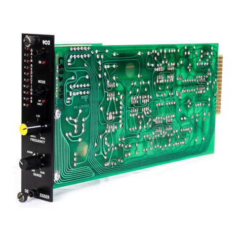 dbx 902 User manual