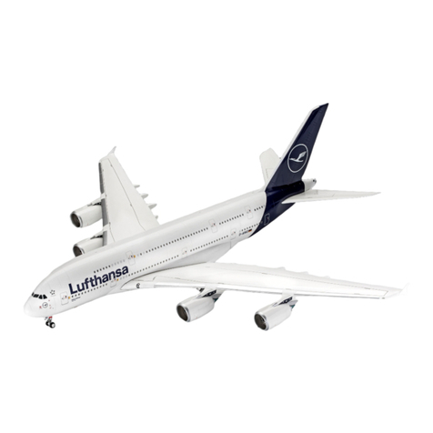 REVELL Airbus A380-800 Lufthansa User manual