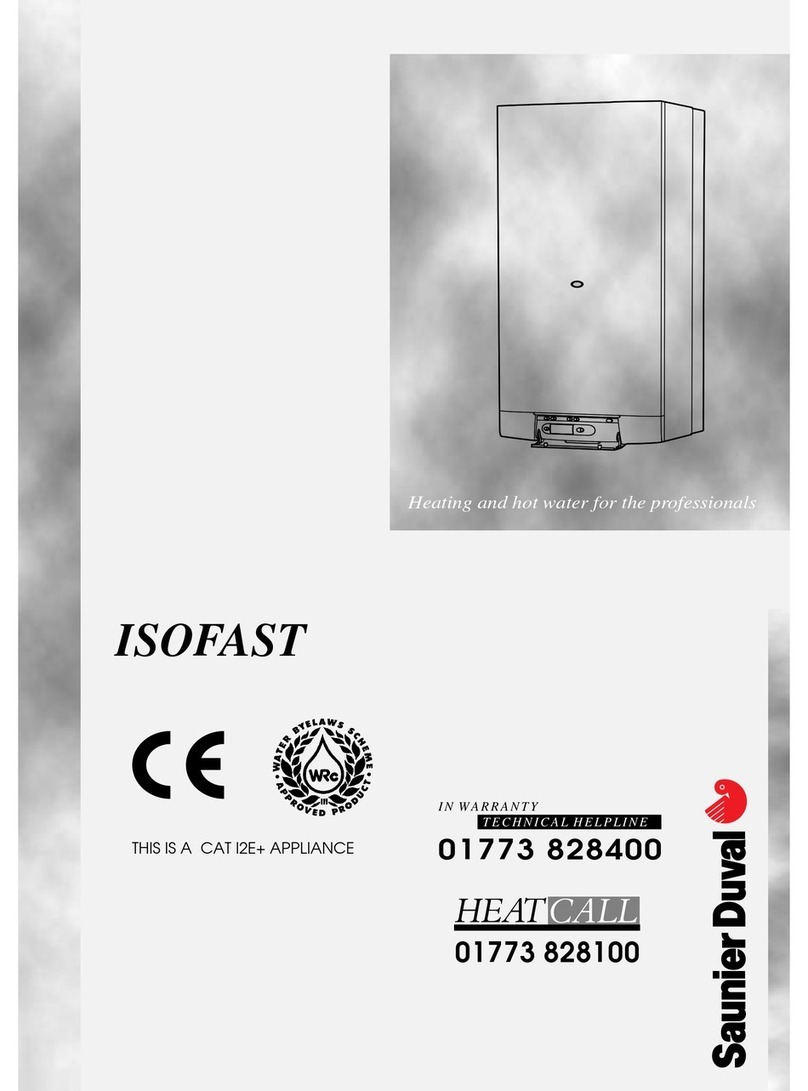 Saunier Duval ISOFAST F 28 E User manual