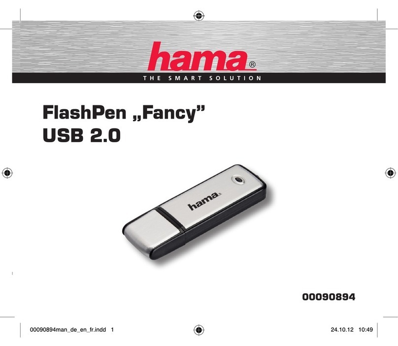 Hama Highspeed FlashPen Floater USB 2.0 Operating	 instruction