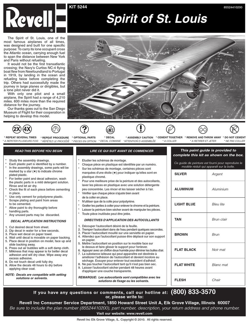 REVELL KIT 5244 User manual