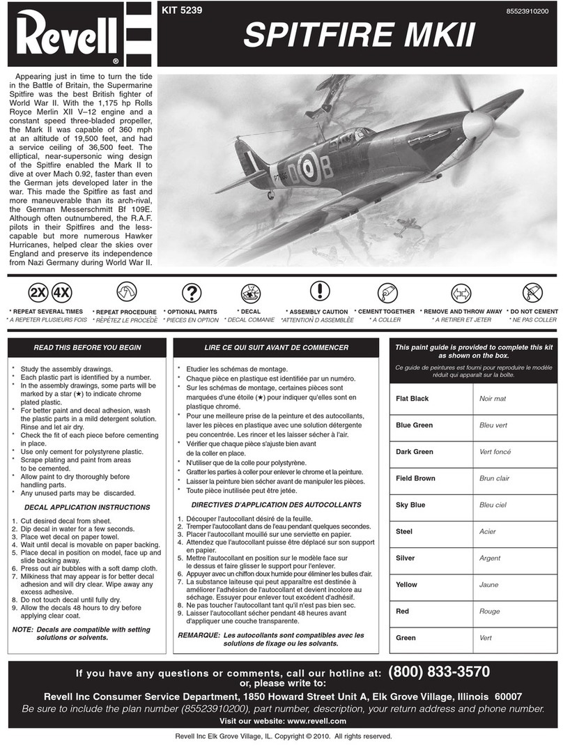 REVELL KIT 5239 User manual