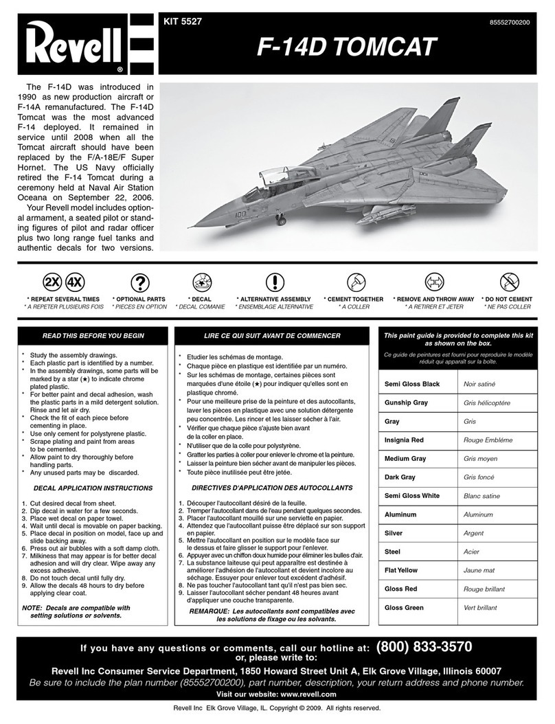 REVELL KIT 5527 User manual REVELL KIT 5527 User manual