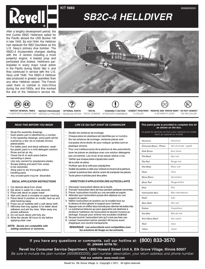REVELL KIT 5983 User manual