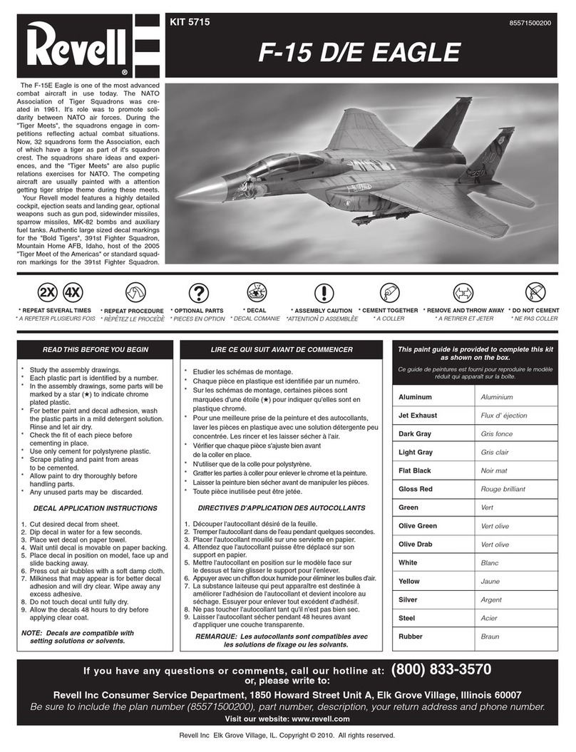 REVELL KIT 5715 User manual