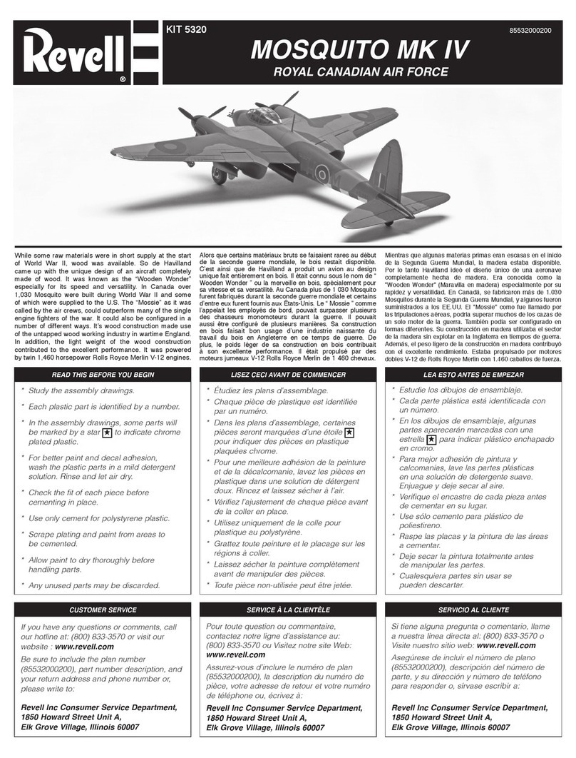 REVELL KIT 5320 User manual