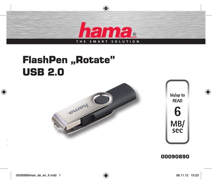 Hama Highspeed FlashPen Floater USB 2.0 User manual Hama Highspeed FlashPen Floater USB 2.0 User manual