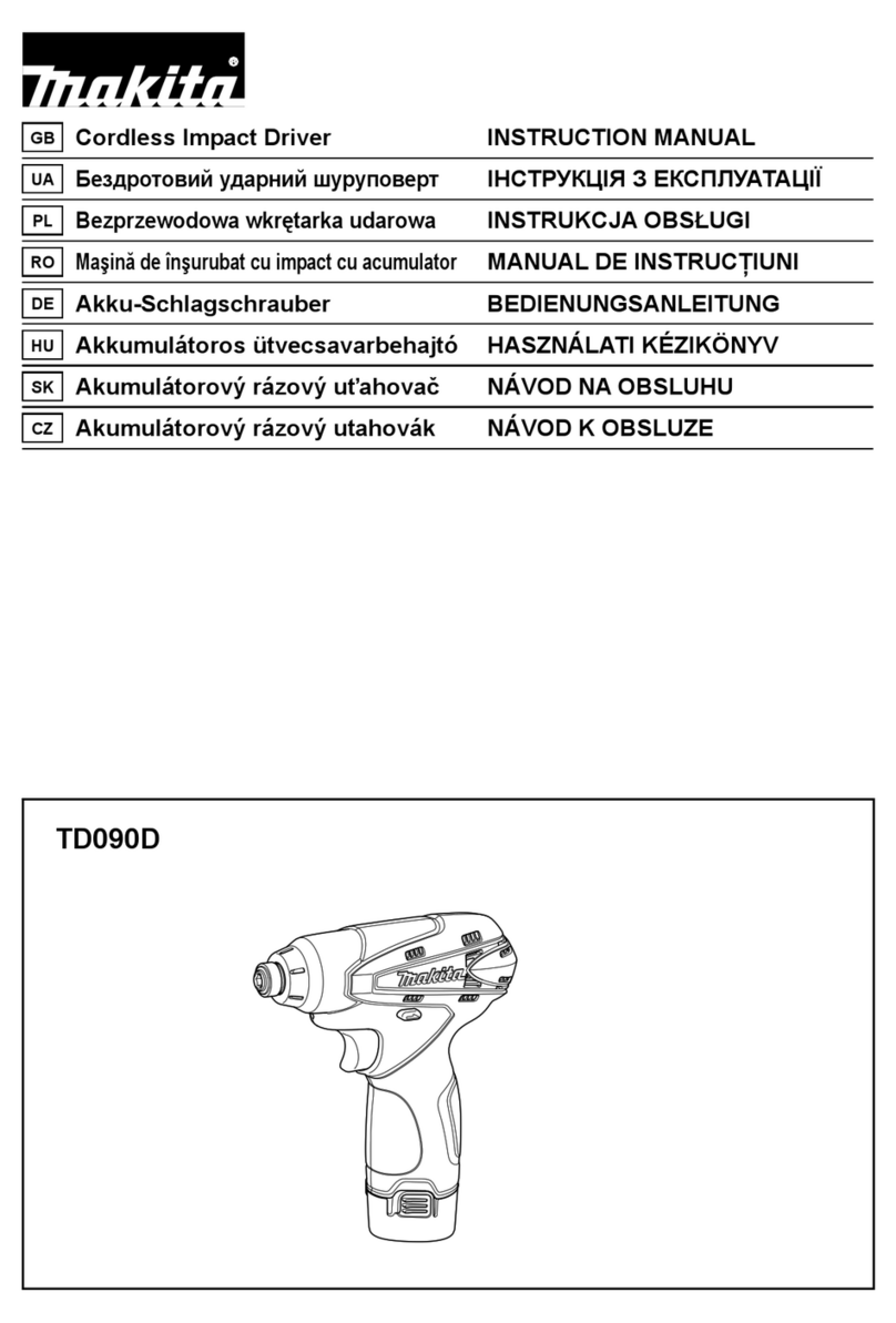 Makita TD090D User manual