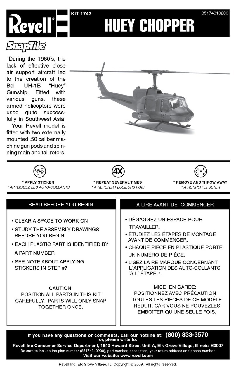 REVELL KIT 1743 User manual