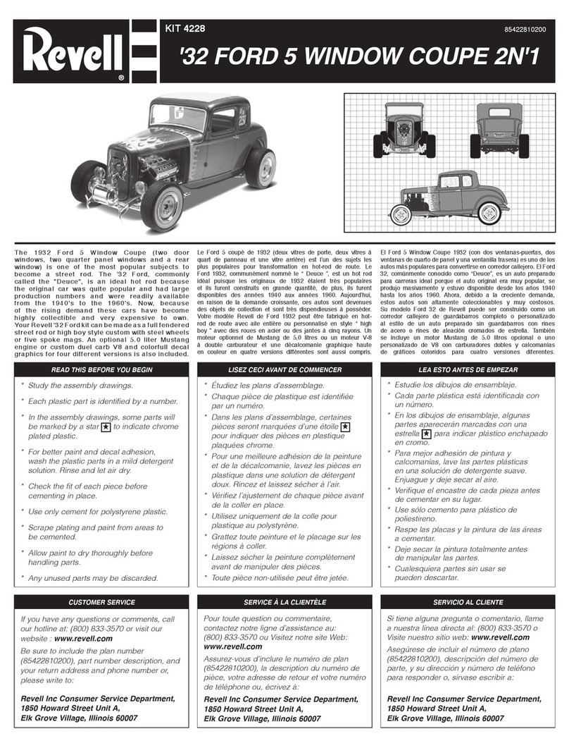 REVELL KIT 4228 User manual