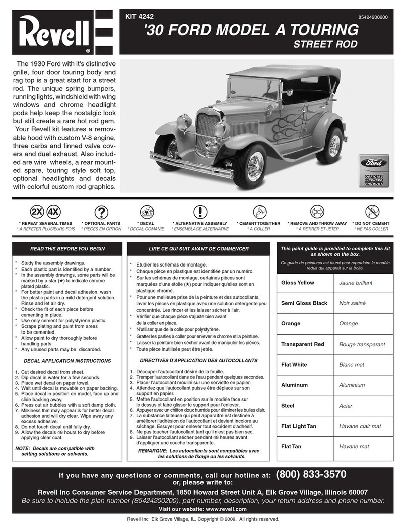 REVELL KIT 4242 Assembly manual