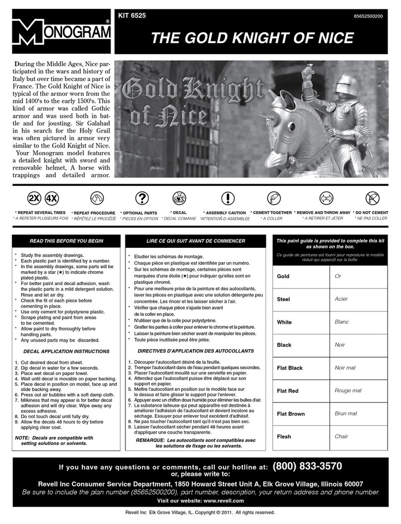 REVELL KIT 6525 User manual