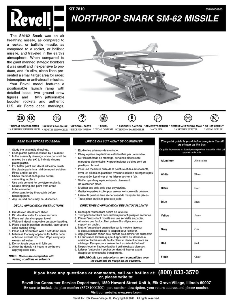 REVELL KIT 7810 User manual