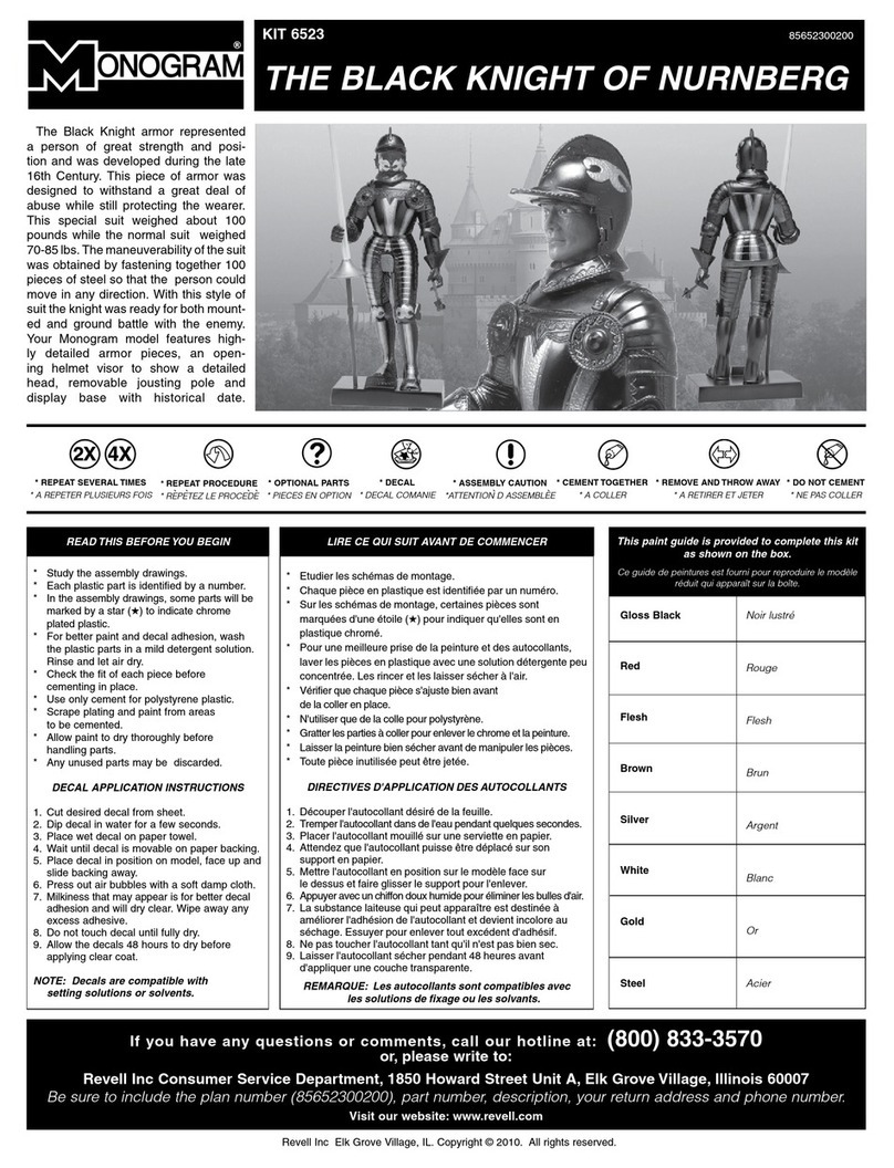 REVELL KIT 6523 User manual