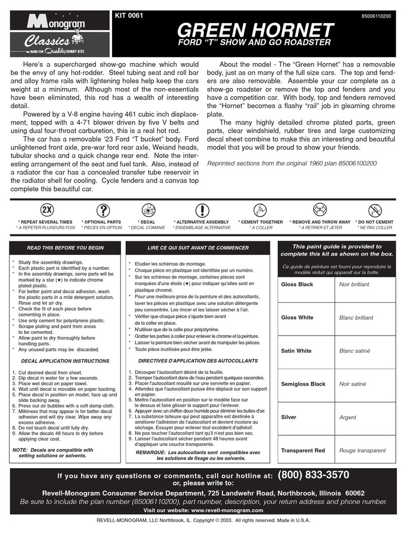 Monogram KIT 0061 User manual