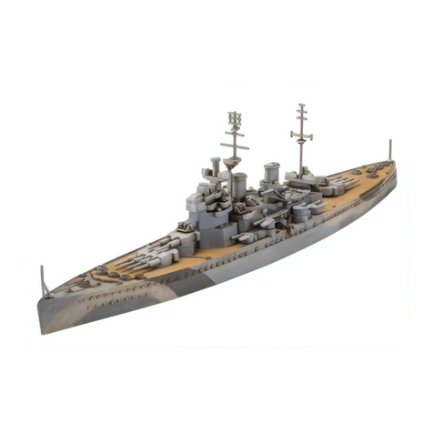 REVELL Battleship HMS King George V User manual