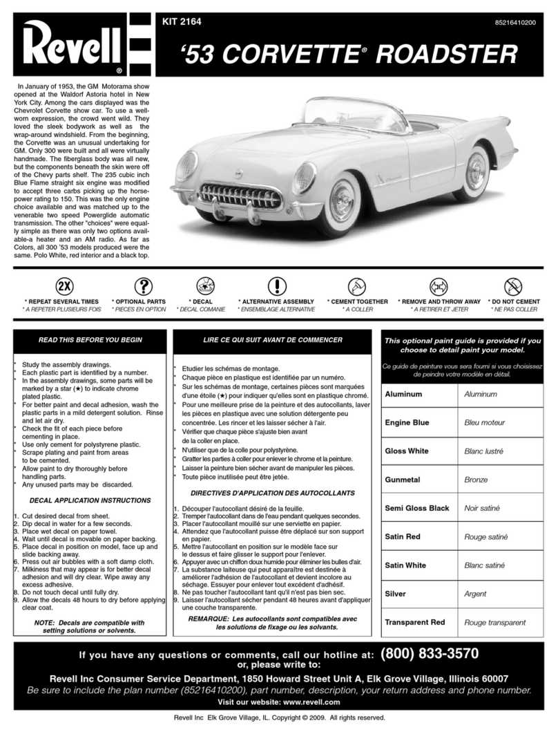 REVELL KIT 2164 User manual