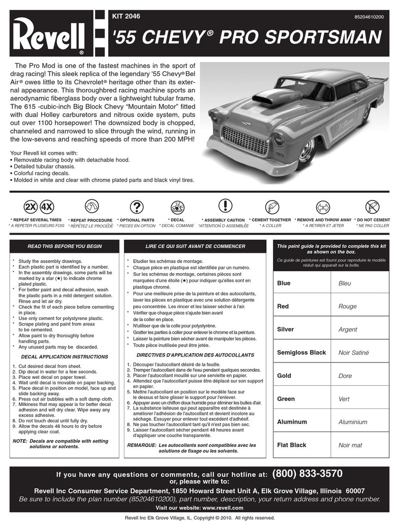 REVELL KIT 2046 Assembly manual