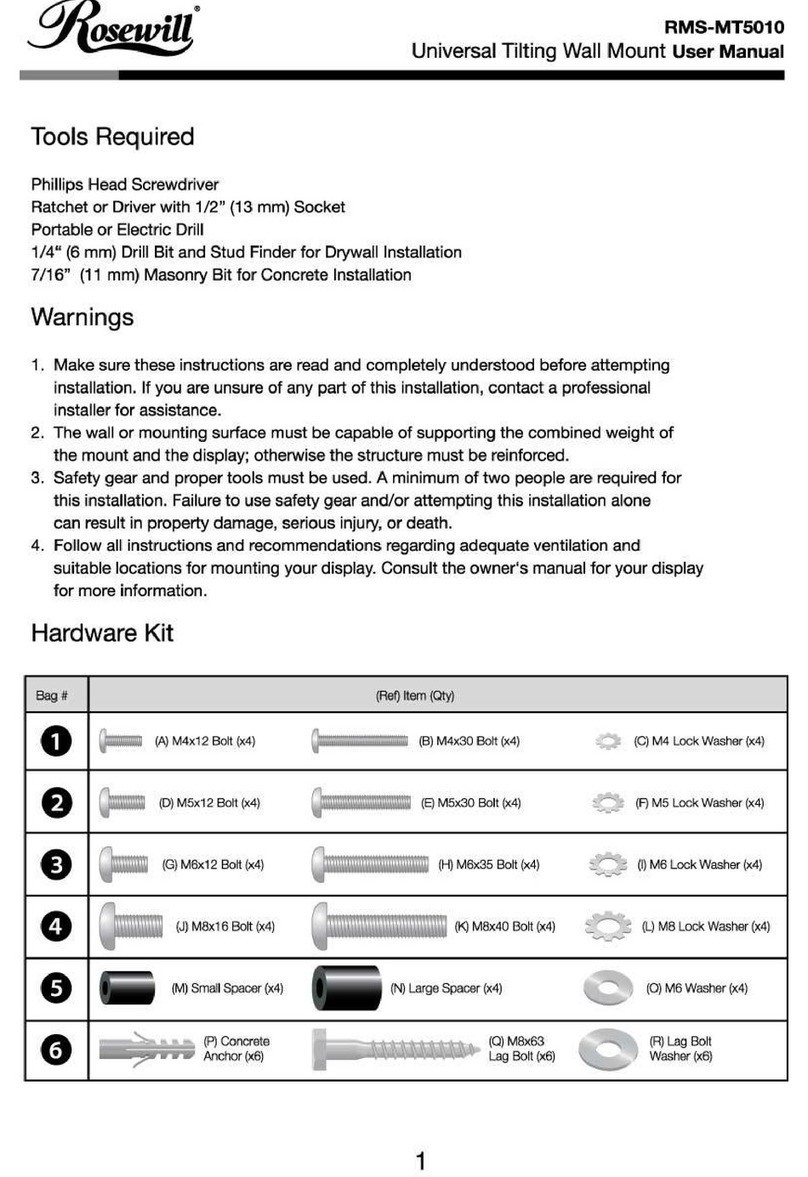 Rosewill RMS-MT5010 User manual