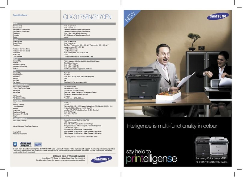 Samsung CLX-3170FN series User manual