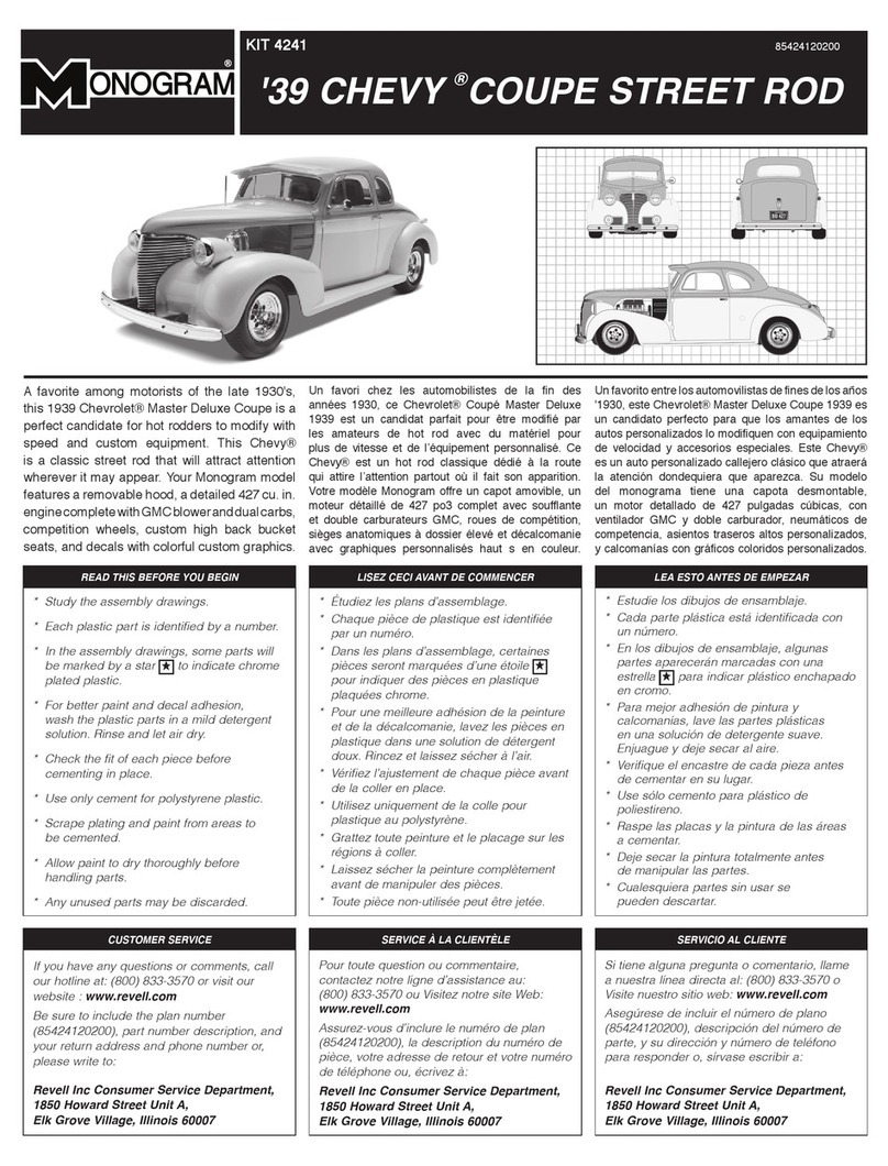 REVELL KIT 4241 Assembly manual