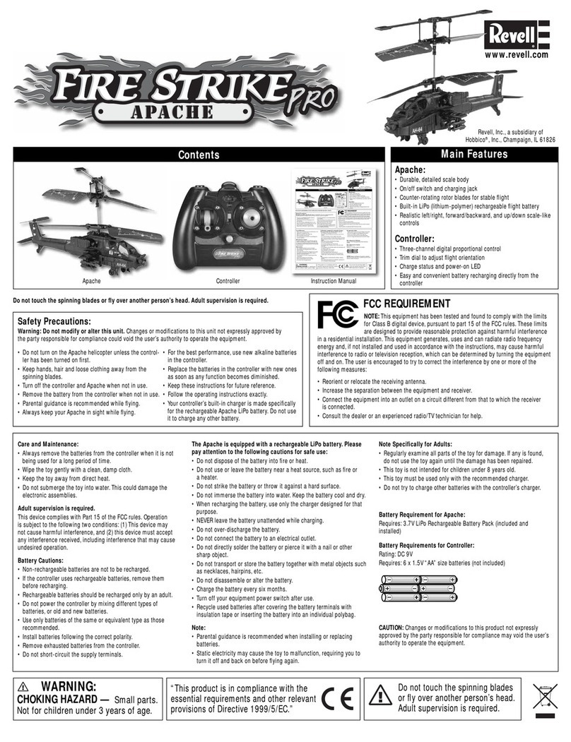 REVELL Fire Strike Pro Apache Assembly manual