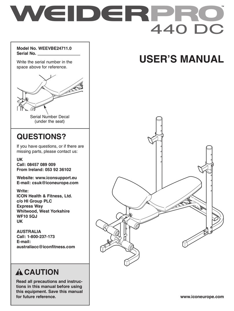 WeiderPro Pro 440 manual