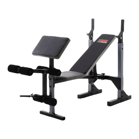 WeiderPro Pro 420 Bench Manuale d'istruzioni