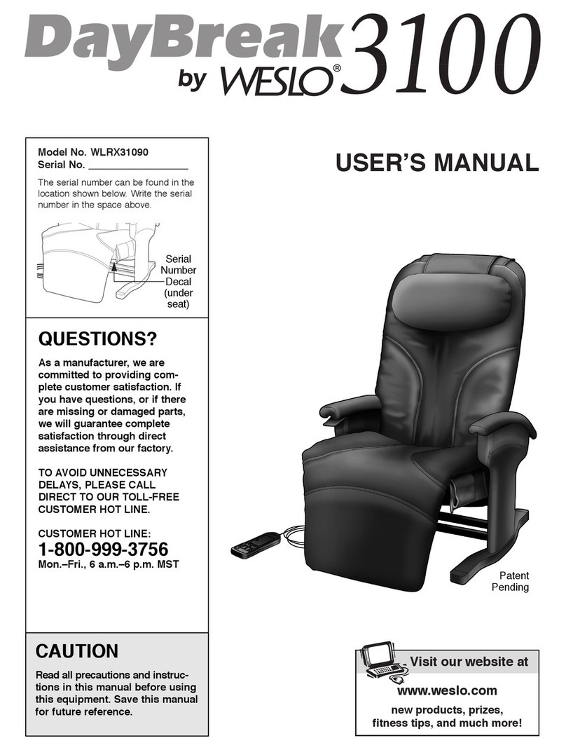 Weslo Daybreak 3100 manual
