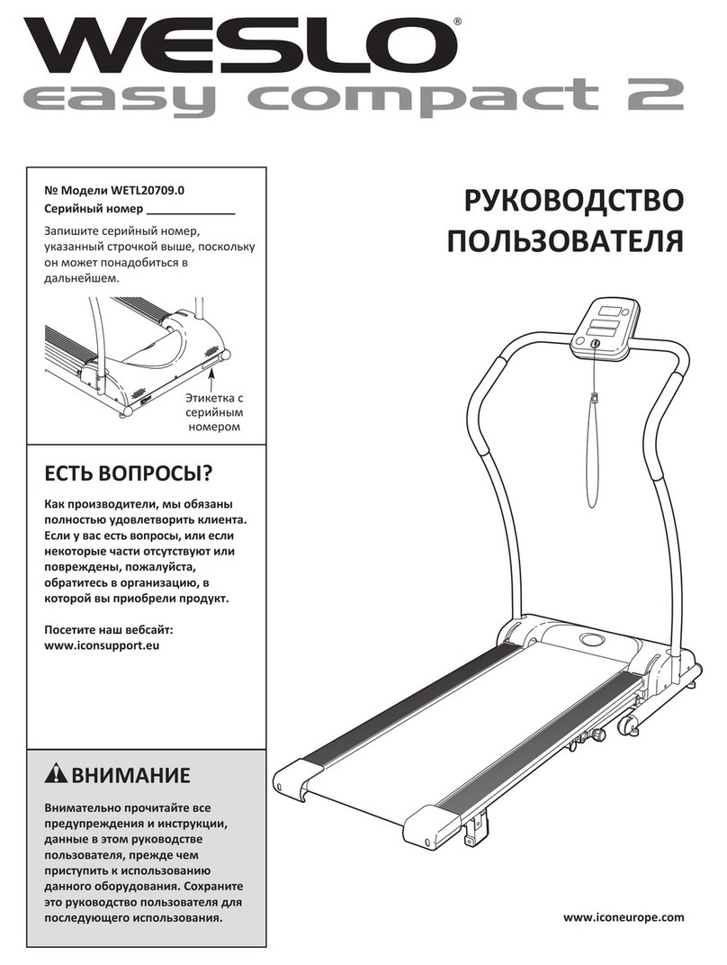 Weslo Easy compact 2 treadmill 