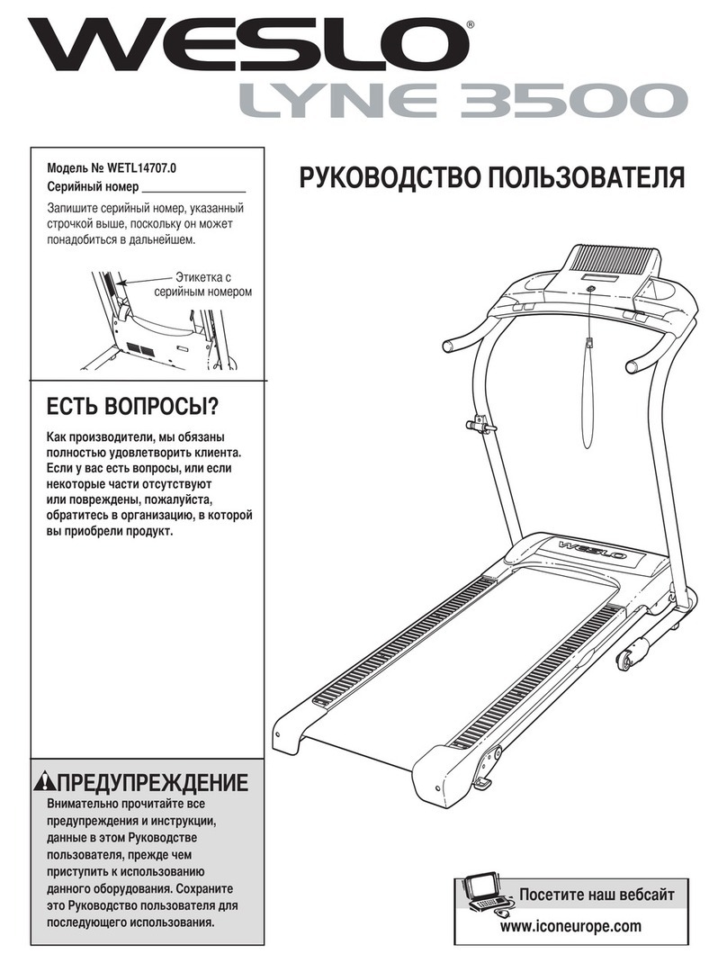 Weslo Lyne 3500 Treadmill 