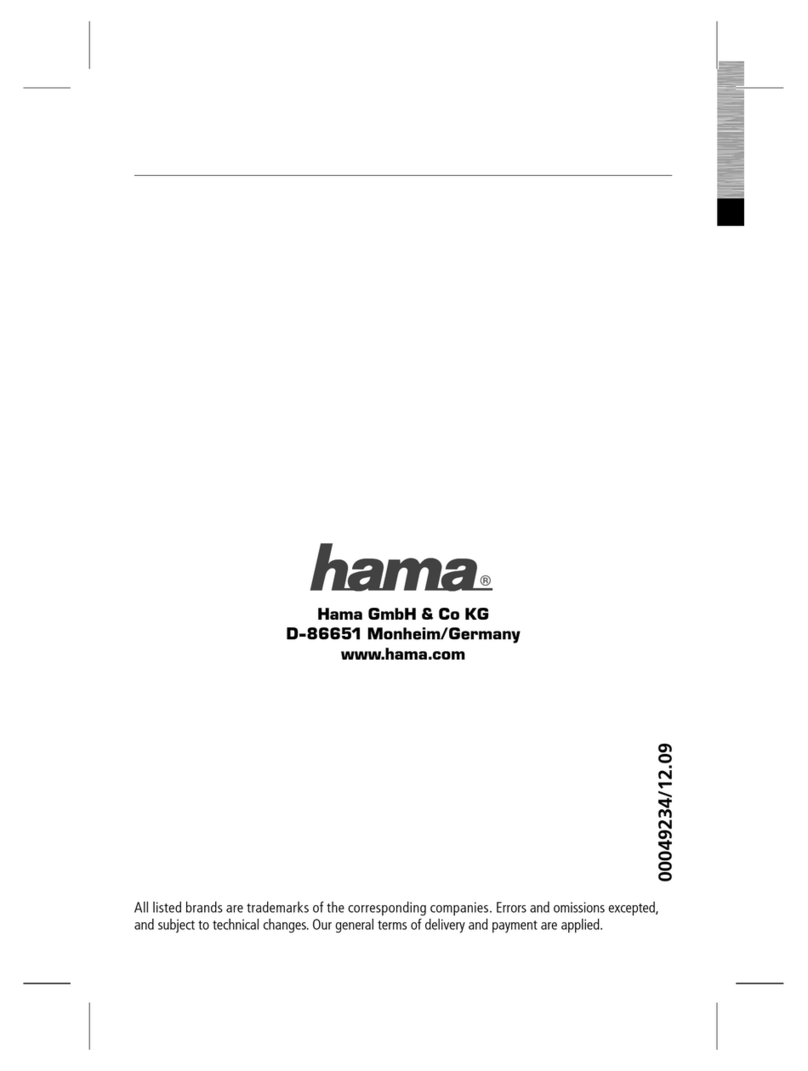 Hama Nano-Bluetooth-USB-Adapter Operating	 instruction