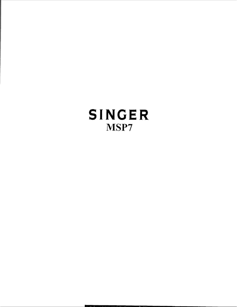 Singer MSP7 Service manual