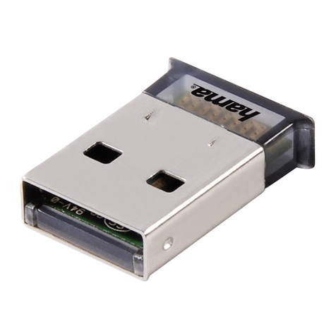 Hama Nano Bluetooth USB Adapter User manual