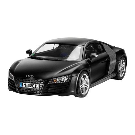 REVELL AUDI R8 SPYDER Assembly manual