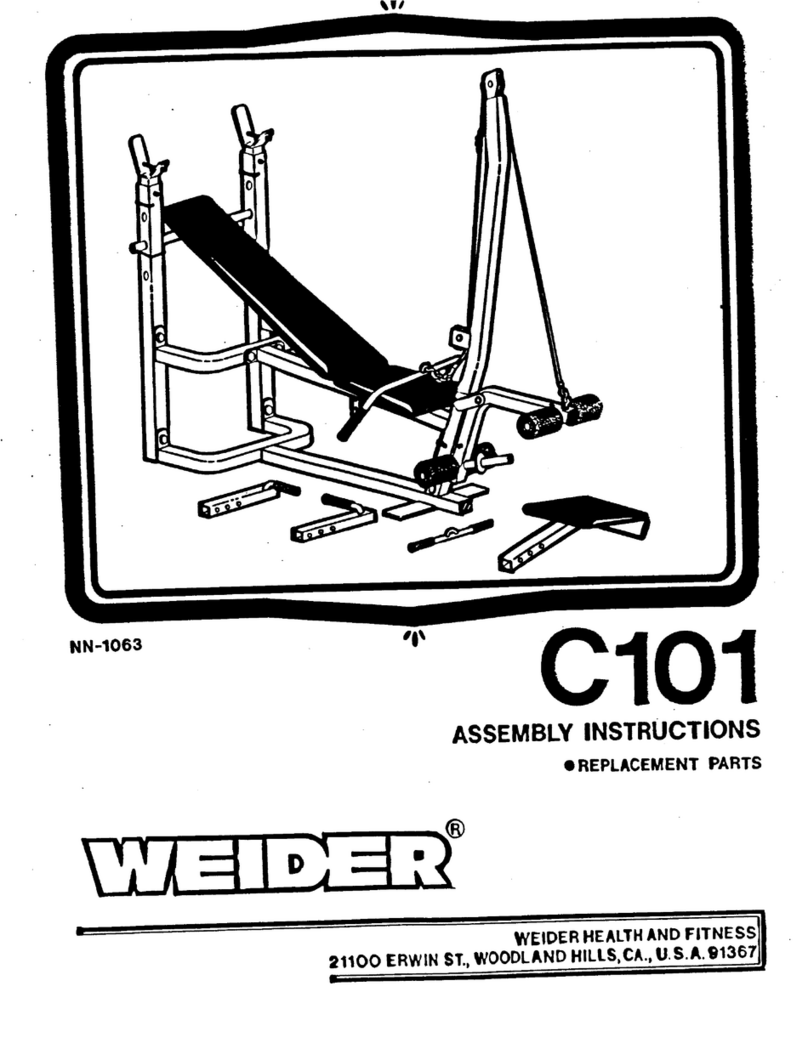 Weider C101predator manual