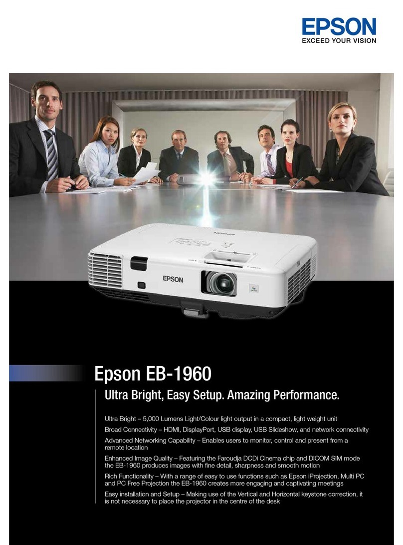 Epson EB-1960 User manual