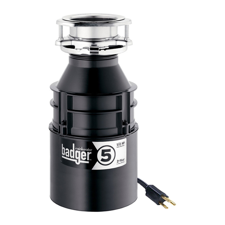 InSinkErator Badger 5 Specifications